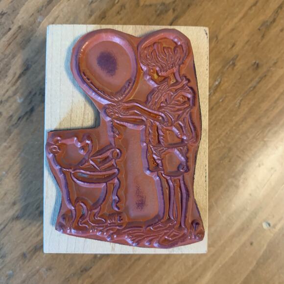 Winnie the Pooh Disney A Balloon For Pooh Rubber Stamp All Night Media 778H - Picture 3 of 8